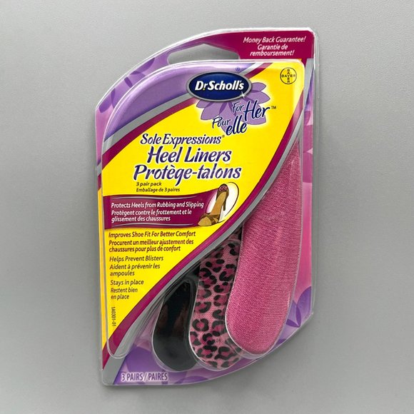 Dr. Scholl’s Heel Liners (3 Pack) – Helps Prevent Heel Blisters - Picture 1 of 7
